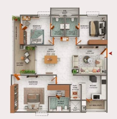3BHK