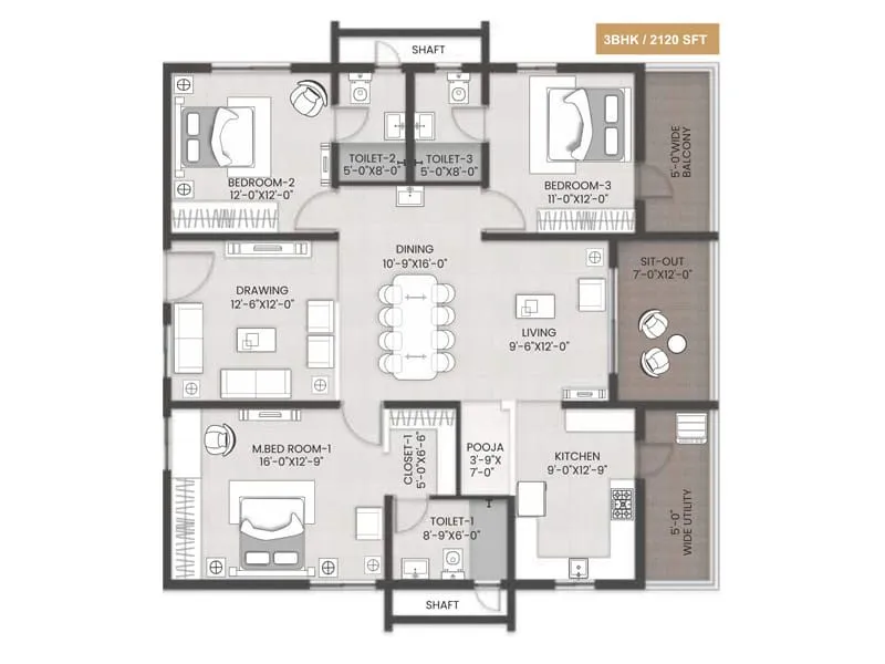 3 BHK