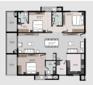 3BHK